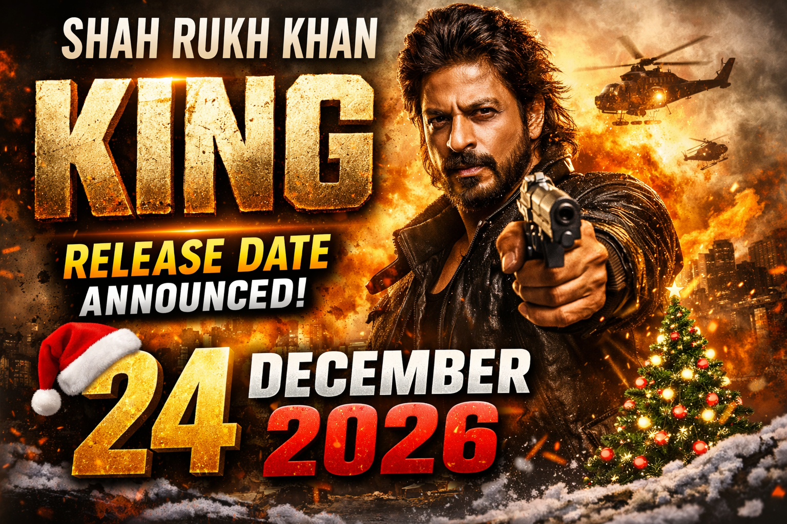Shah Rukh Khan King movie release date