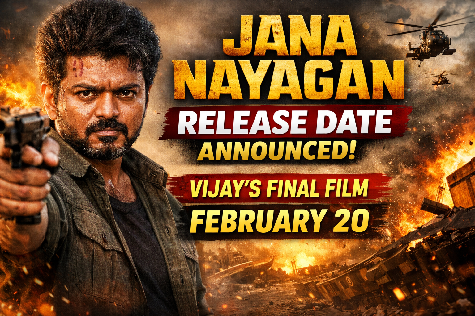 Jana Nayagan Release Date Update: Vijay’s Final Film Set for February 20 After CBFC Case Withdrawal