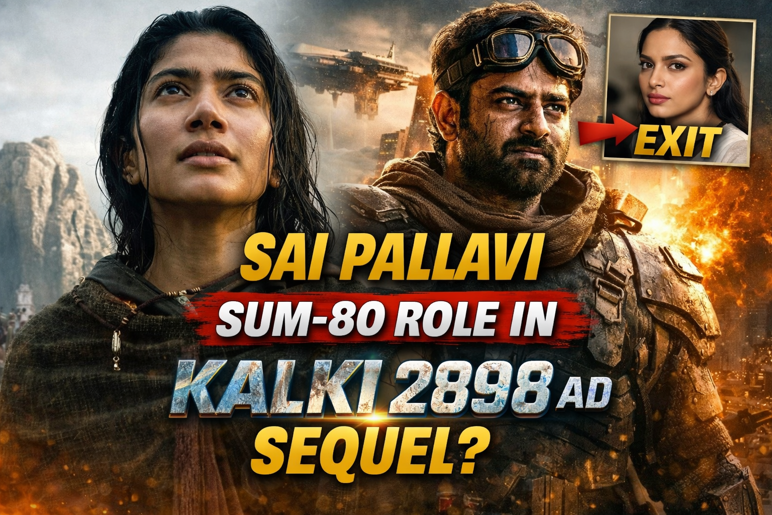 Sai Pallavi SUM-80 role in Kalki 2898 AD sequel