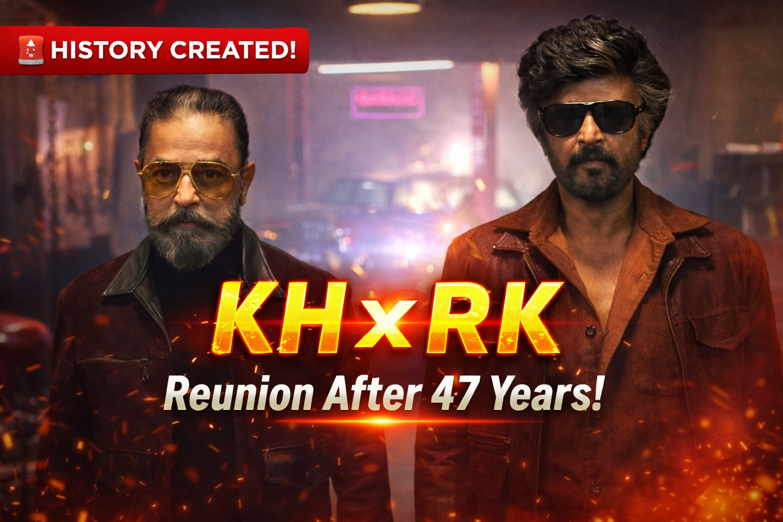 KH×RK reunion:Kamal Haasan x Rajinikanth reunion after 47 years.Who is the hero?